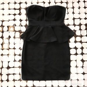Charlotte Russe Peplum Strapless Dress